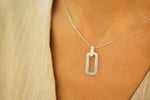 Breathtaking Fading Sapphire Diamond Pendant - additional view