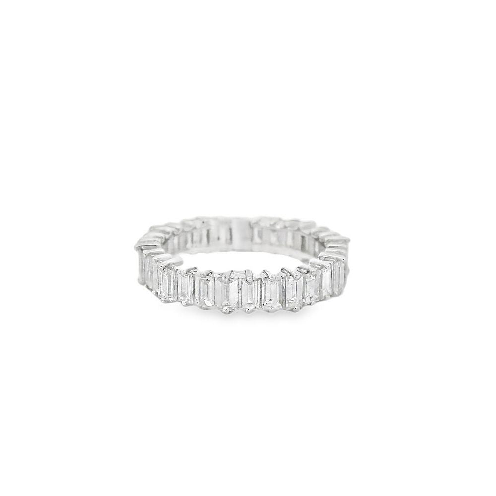 Elegant Eternity of Baguettes Diamond Ring
