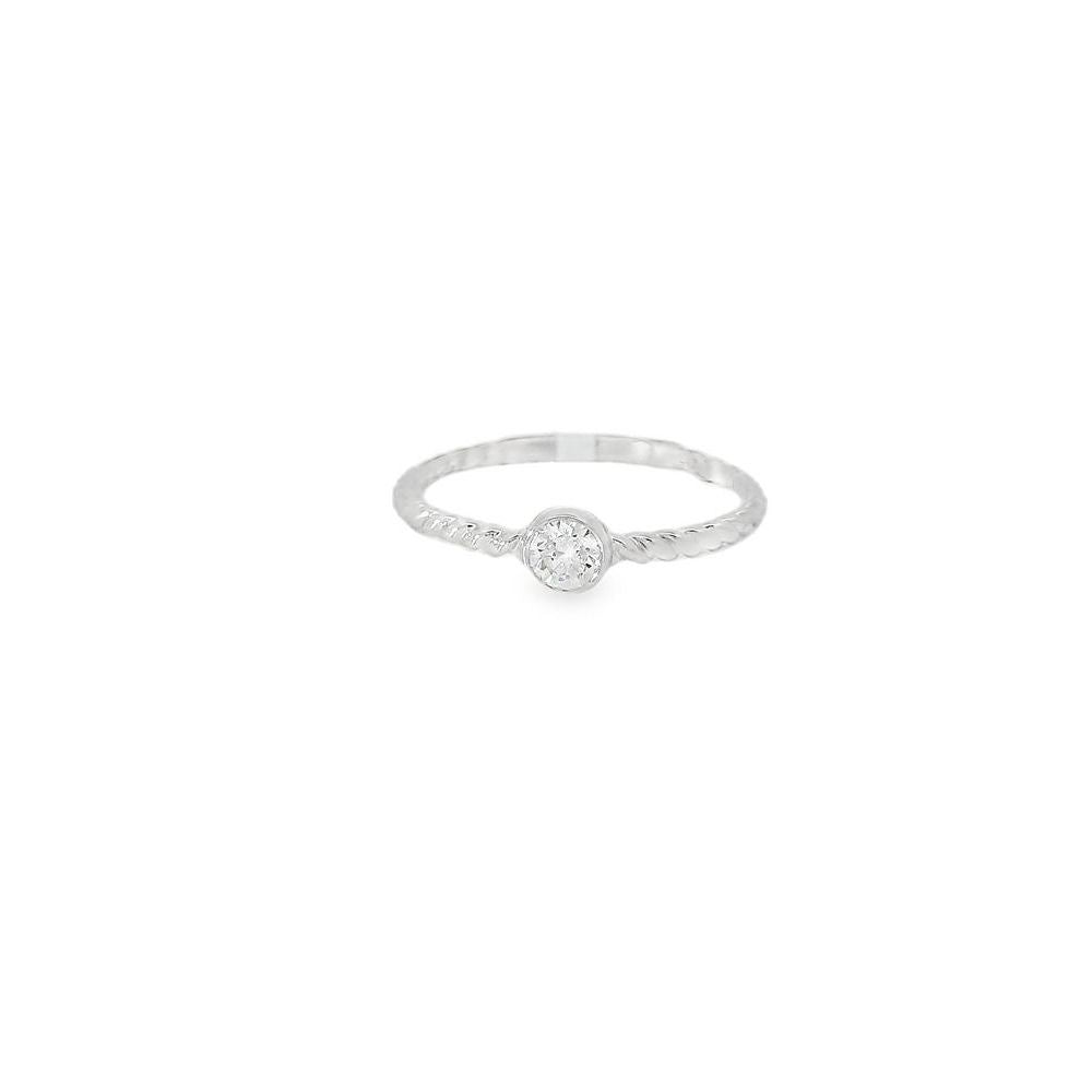 Beautiful Single Diamond Kids Ring