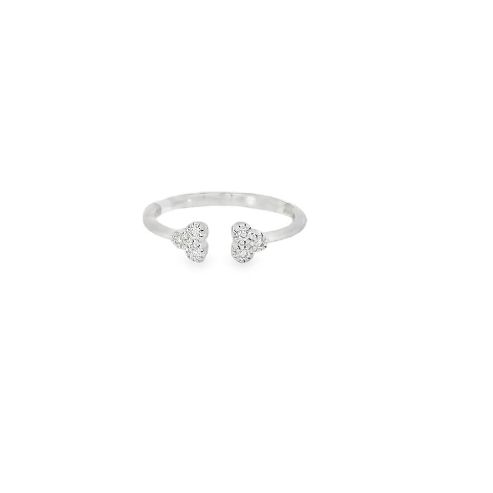 Beautiful Three Diamond Kids Open Ring