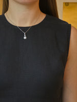 Dazzling Round Hanging Diamond Pendant - additional view