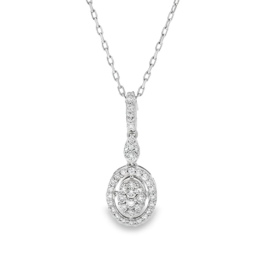 Amazing Double Marquise & Oval Diamond Pendant