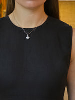 Shiny Hanging Eye Diamond Pendant - additional view