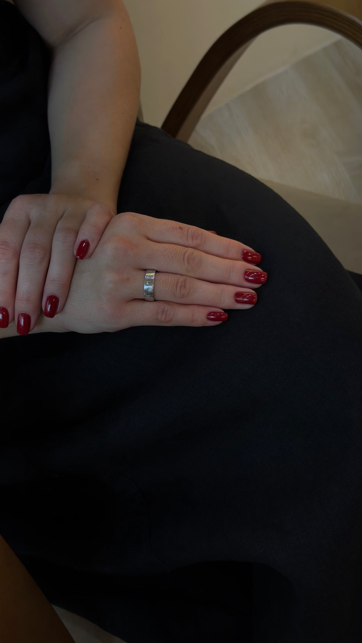 Bold Array of Baguettes Diamond Band Ring - additional view