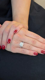 Timeless Dual Pave Setting Diamond Ring - additional view
