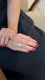 Dazzling Halo Centered Round Diamond Ring - additional view