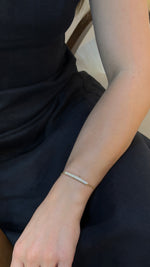 Subtle Straight Yellow Loose Diamond Bracelet - additional view