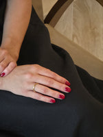 Delicate 18K Beaded Yellow Gold Ring - additional view