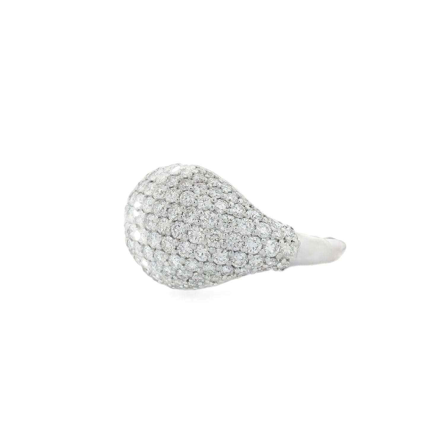 Chic Full Diamond Pinky Ring