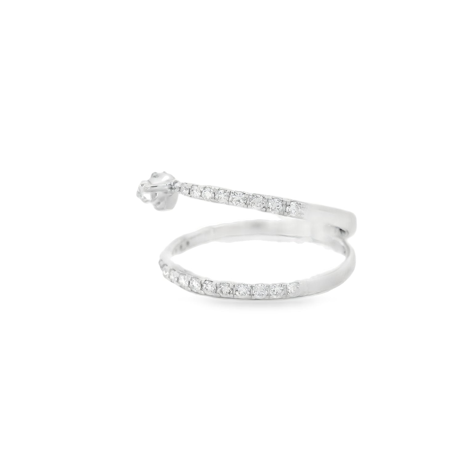 Sleek Cluster Marquise Branch Diamond Ring