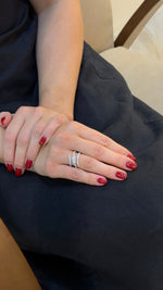 Whimsical Wrap-Around Leafy Diamond Ring - additional view