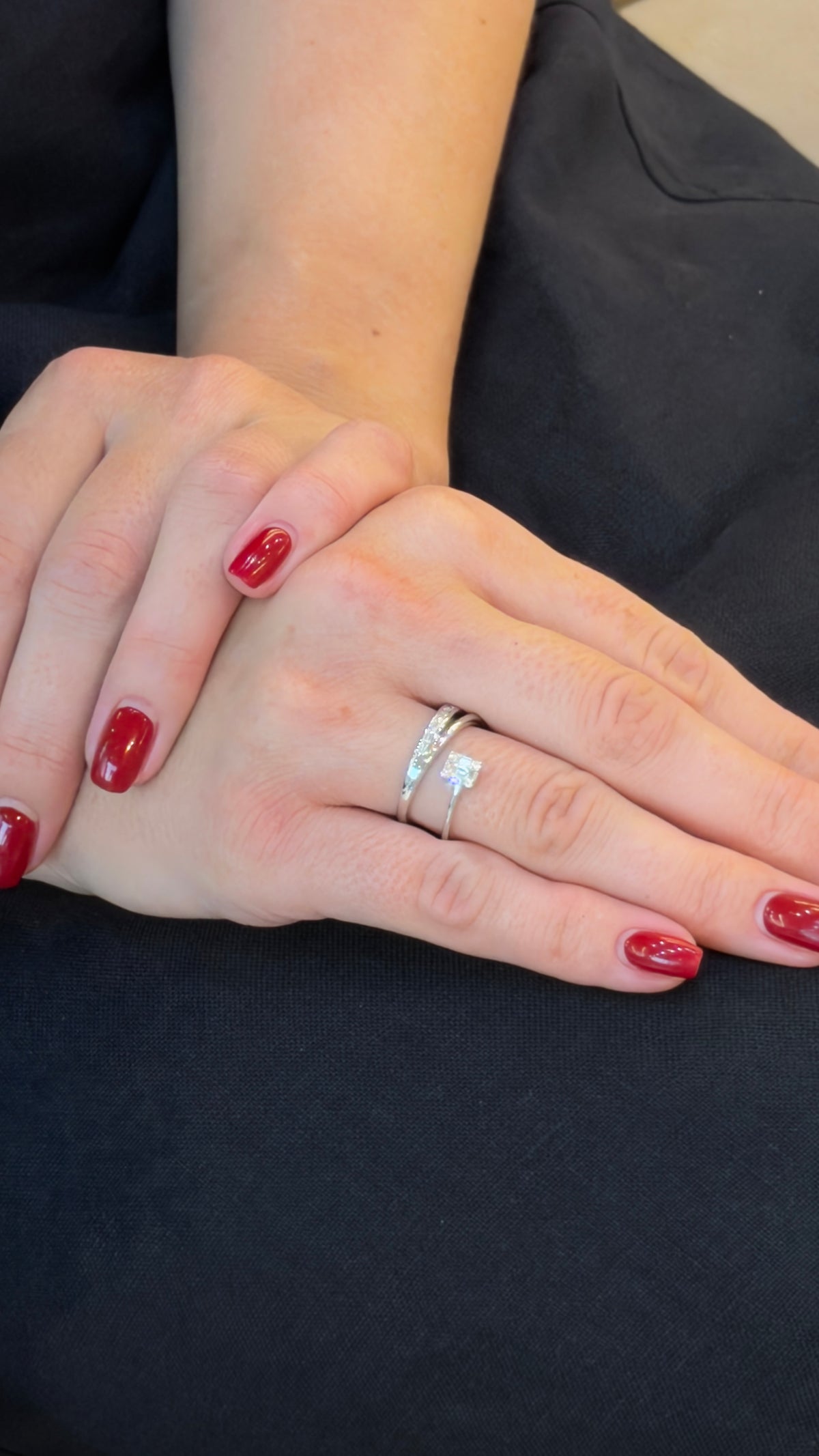 Enchanting Baguette Branch Diamond Ring - additional view