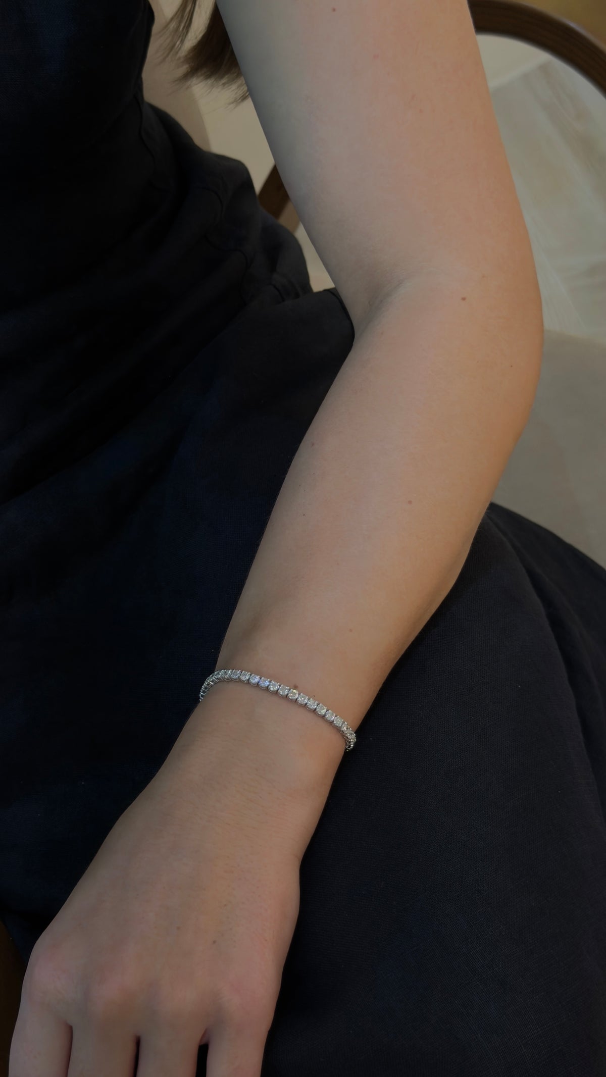 Stunning 5-Carat Diamond Tennis Bracelet - additional view