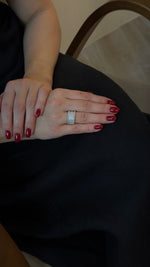 Mystic Three Rows of Diamond Beaded Ring - additional view