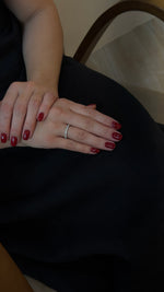 Refined Diamond Double-Row Half-Set Ring - additional view