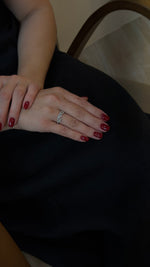 Whimsical Butterfly Diamond Band Ring - additional view