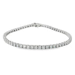 Round Diamond Tennis Bracelet front view