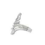 Marquise Diamond Wing Ring angled view