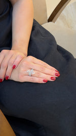 Sculptural Marquise Diamond Wing Ring - additional view