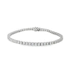 Round Diamond Tennis Bracelet front view