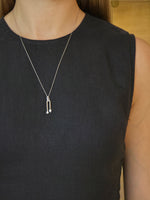 Graceful Pear Diamond Drop Pendant - additional view