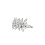 Marquise Diamond Branch Ring angled view