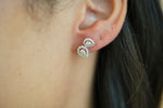 Enchanting Pear Diamond Bow Earrings - additional view