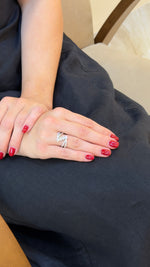 Refined Baguette Diamond Layered Ring - additional view