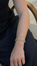 Dazzling Pavé Open-Link Diamond Bracelet - additional view