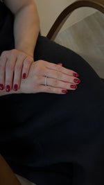 Baguette Diamond Alternating Cluster Band Ring - additional view