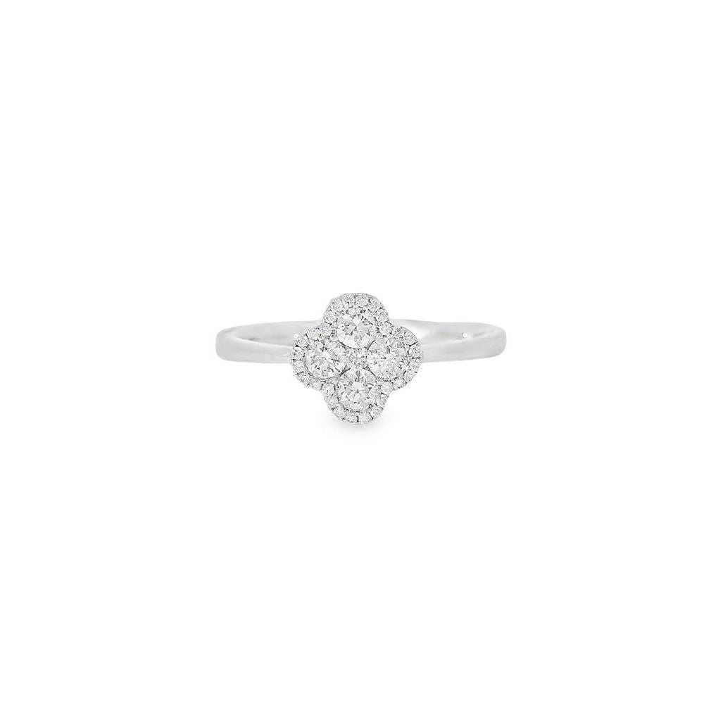 Charming Solitaire Illusion Diamond Ring