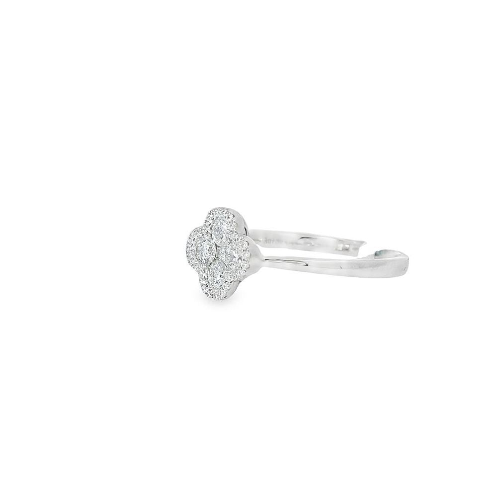 Charming Solitaire Illusion Diamond Ring