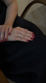 Charming Solitaire Illusion Diamond Ring - additional view