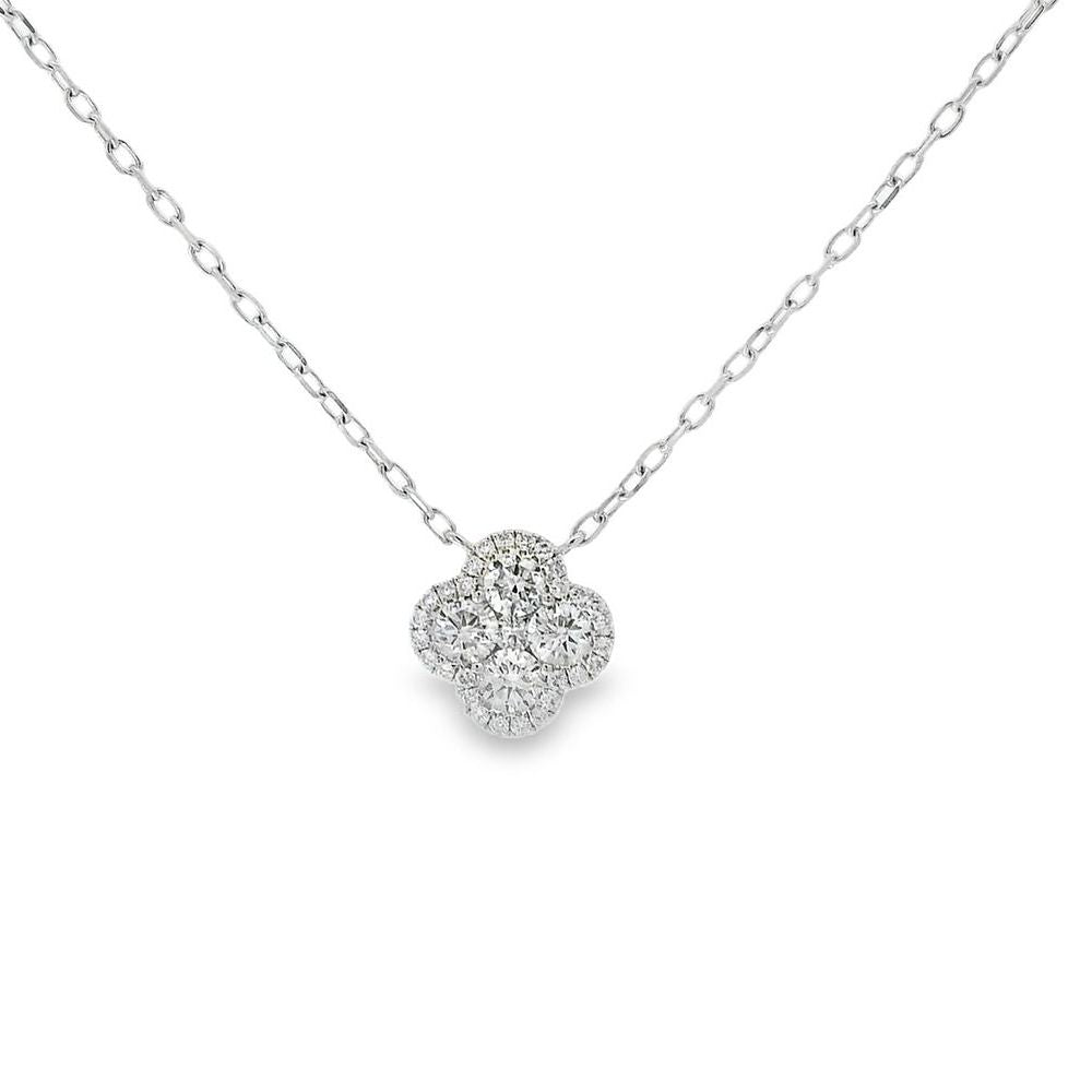 Shiny Diamond Solitaires Pendant