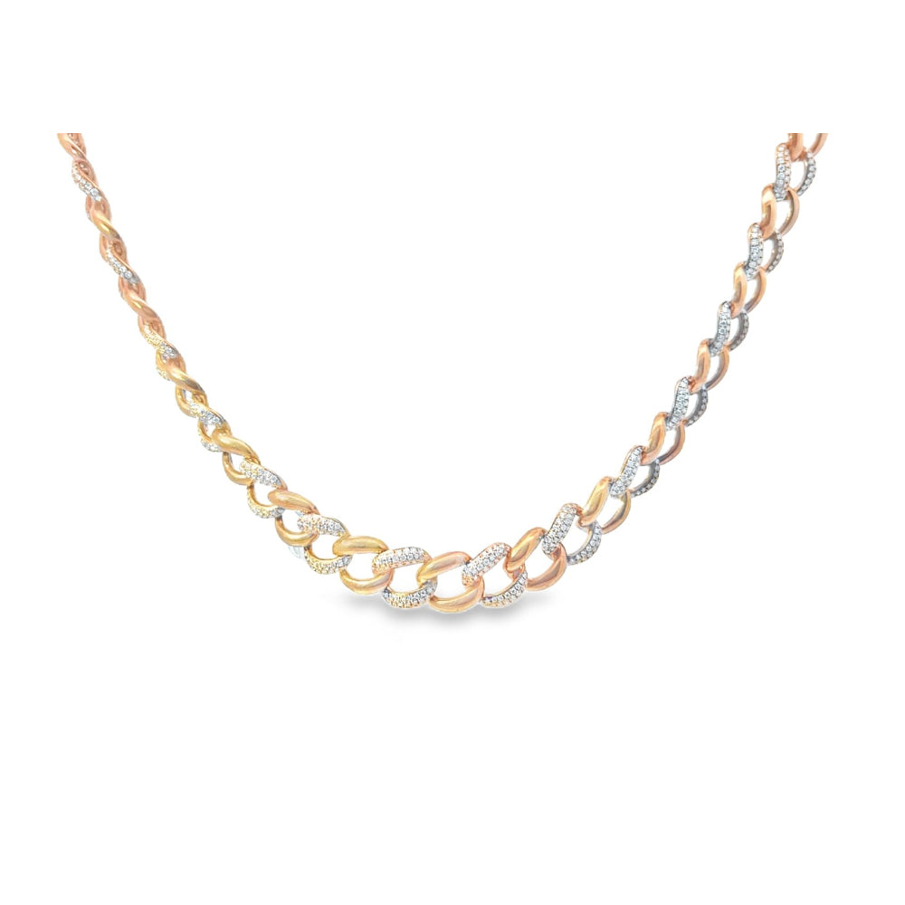 Luxurious Rose Cuban Choker