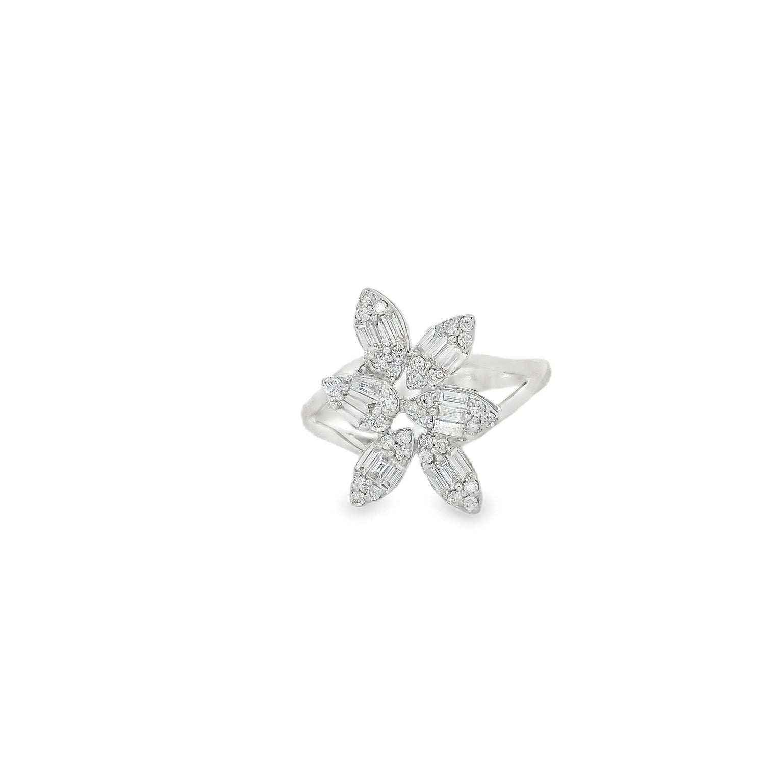 Amazing Marquise & Pear Shape Diamond Ring