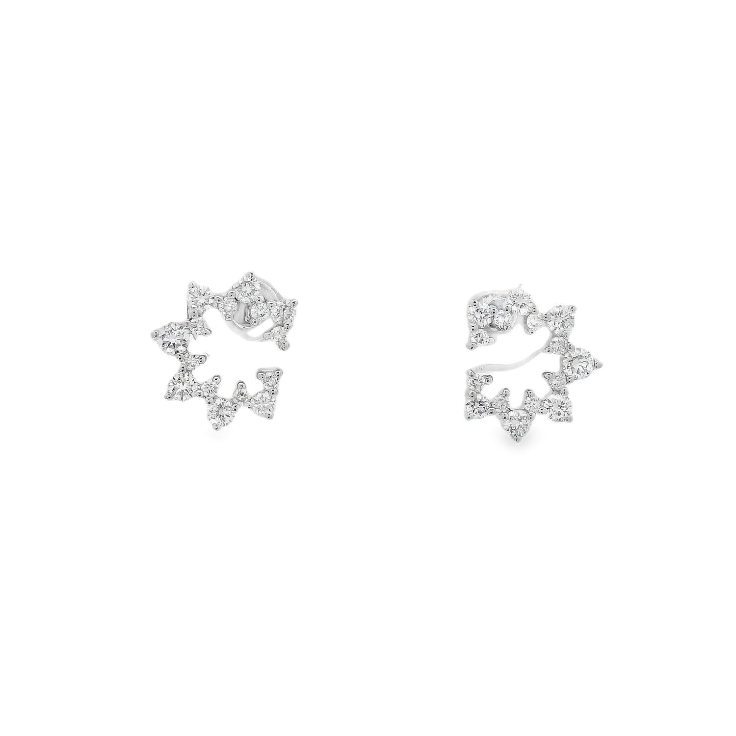 Beautiful Simple Sunny Diamond Earrings