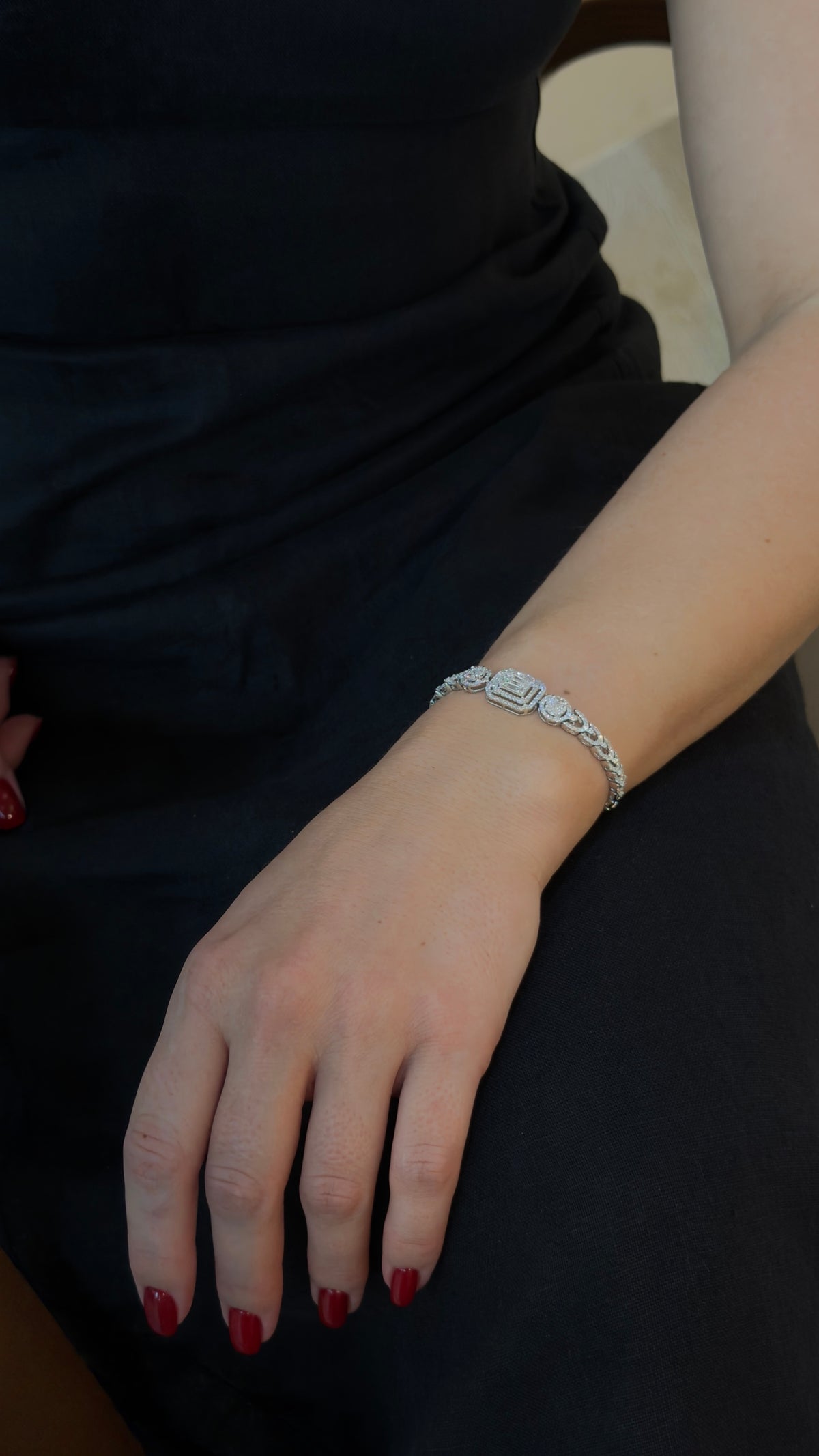 Exotic Luxurious Diamond Bracelet - additional view
