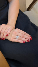 Beautiful Leafy Roses Diamond Ring - additional view