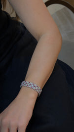 Luxuriant Ruby and Diamond Wide Bracelet - additional view