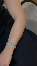 Luxuriant Emerald and Diamond Wide Bracelet - additional view