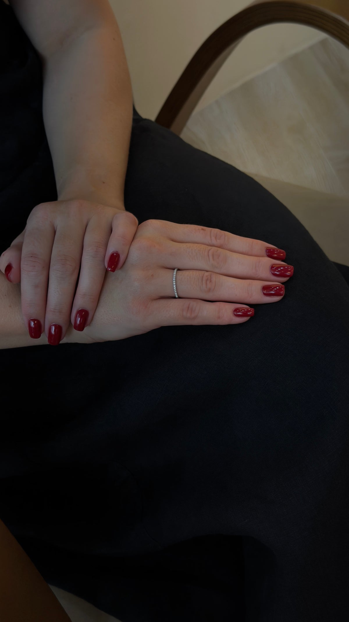 Understated Diamond Fine Half-Set Ring