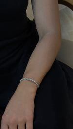 7-Carat Round Diamond Tennis Bracelet - additional view