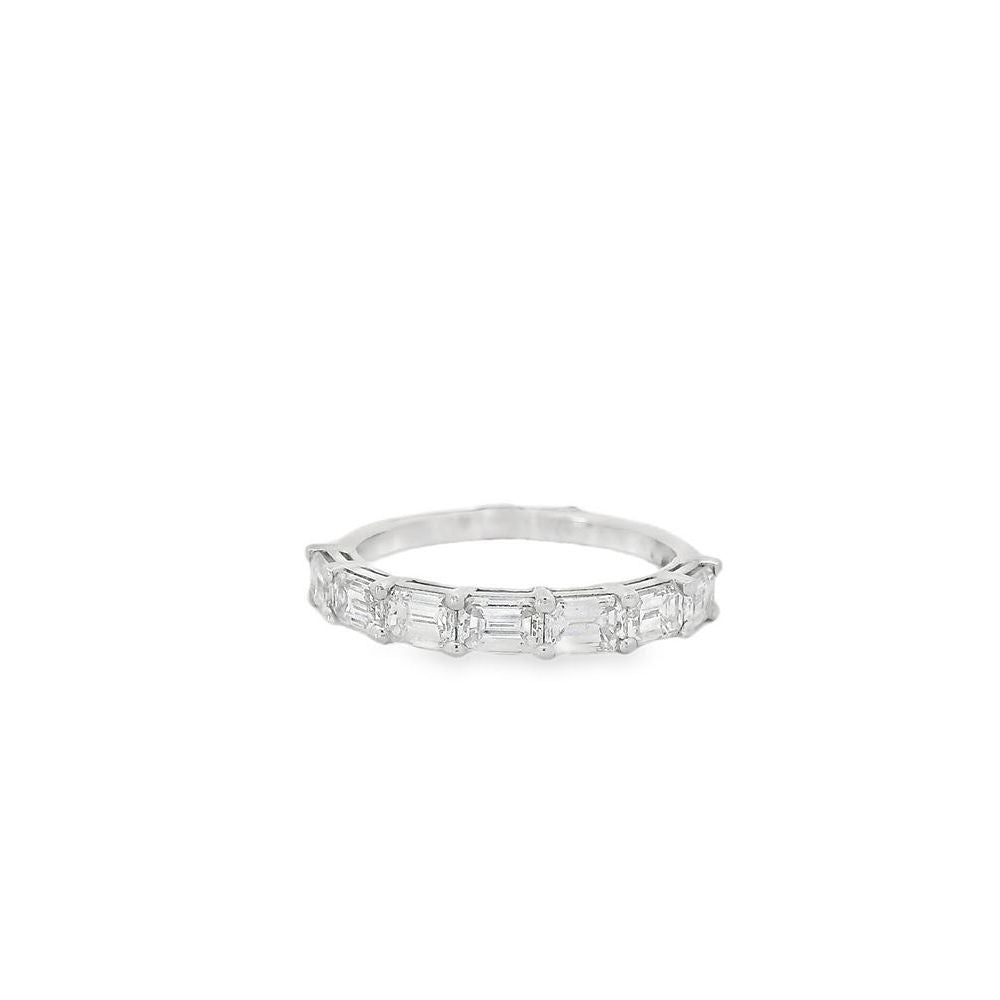 Elegant Prong Baguettes Diamond Ring