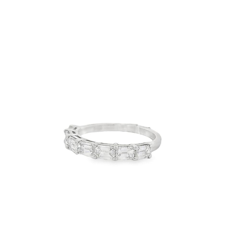Elegant Prong Baguettes Diamond Ring