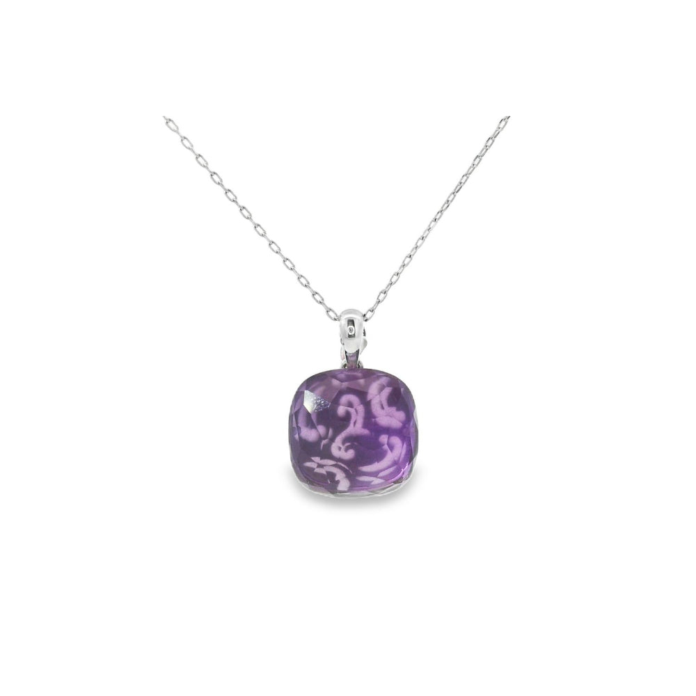 Delightful Pure Cut Amethyst Pendant