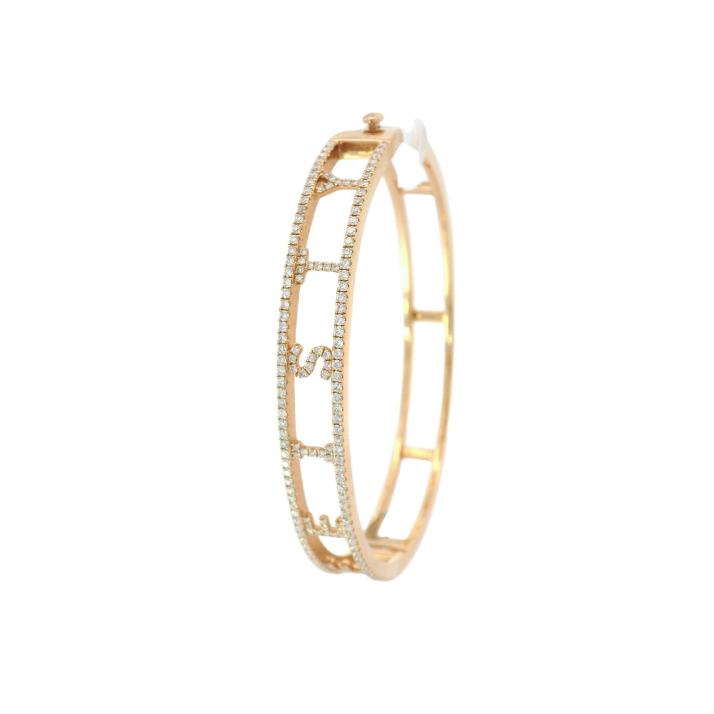 Fabulous 'FEISTY' Diamond Bangle