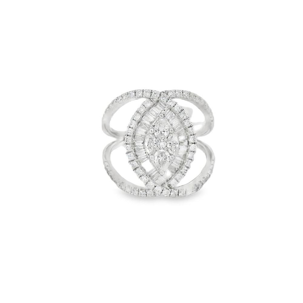 Stunning Stacked Diamond Ring
