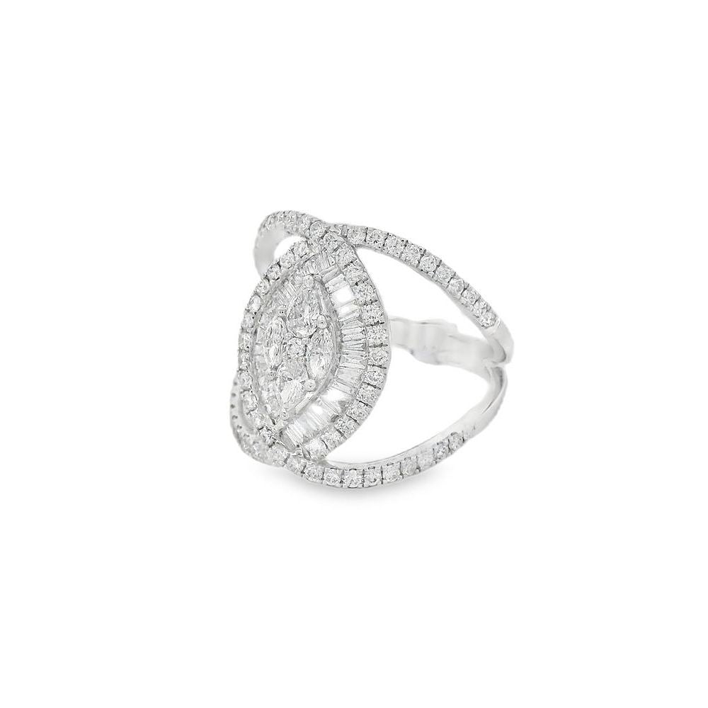 Stunning Stacked Diamond Ring
