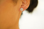 Marvelous Round Diamond Earrings - additional view